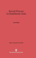 Social Forces in Southeast Asia 0816659729 Book Cover
