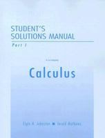 Student Solutions Manual Part 1 for Calculus 0321093135 Book Cover