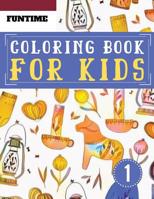 Coloring Book For Kids: pattern coloring books for kids In Large Print: Kids Activity Coloring Book with Fun, Easy, and Relaxing Coloring Pages (kids activities coloring book vol.1) 1075934745 Book Cover