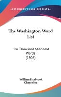 The Washington Word List 1165141973 Book Cover