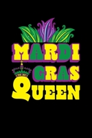 Mardi Gras Queen: Mardi Gras Notebook | Cool Carnival Shrove Tuesday Journal New Orleans Festival Mini Notepad (6"X9") 1661640311 Book Cover