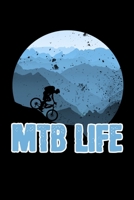 MTB Life: Notebook, Notizbuch, Tagebuch, 120 Seiten, gepunktet (German Edition) 1708746153 Book Cover