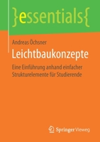 Leichtbaukonzepte: Eine Einführung Anhand Einfacher Strukturelemente Für Studierende 3658206039 Book Cover