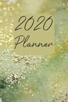 2020 Planner: Monthly Daily And Weekly Planner For The Busy Woman Stay Organized Meal Plan To Do List Green Gold 1696295912 Book Cover