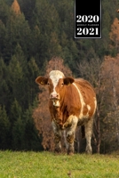 Cow Cattle Farming Farmer Week Planner Weekly Organizer Calendar 2020 / 2021 - Pasture and Trees: Cute Wildlife Animal Pet Bullet Journal Notebook Diary in 6” x 9” Inch Pocket Size 167522157X Book Cover