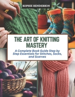 The Art of Knitting Mastery: A Complete Book Guide Step by Step Essentials for Stitches, Socks, and Scarves B0CQZ31TDM Book Cover