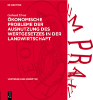 Ökonomische Probleme Der Ausnutzung Des Wertgesetzes in Der Landwirtschaft 3112738403 Book Cover