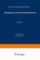 Management International Review: Special Issue 1/2004 3409125442 Book Cover