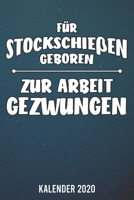 Kalender 2020: Stockschießen A5 Kalender Planer für ein erfolgreiches Jahr - 110 Seiten (German Edition) 1672898064 Book Cover