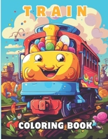 Train Coloring Book for Kids: + 50 Train Themed Coloring Pages for Kids Ages 4-8 – Ideal Train Gift for Kids B0CVVGP33T Book Cover