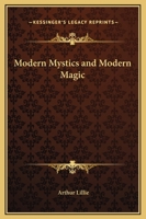 Modern Mystics and Modern Magic 0766133060 Book Cover