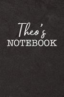 Theo's Notebook: Personalized Scrapbook for Men 1798918072 Book Cover