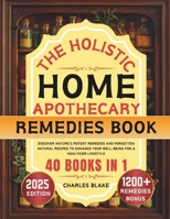 THE HOLISTIC HOME APOTHECARY REMDIES BOOK: Discover Nature’s Potent Remedies and Forgotten Natural Recipes to Enhance Your Well-being for a Healthier Lifestyle B0DS933SVW Book Cover