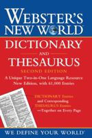 Webster's New World Dictionary and Thesaurus 0613534409 Book Cover