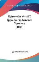Epistole In Versi D' Ippolito Pindemonte Veronese 1104123398 Book Cover