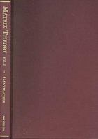 Matrix Theory, Vol. 2 0821826646 Book Cover