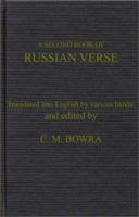 A Second Book of Russian Verse B001A8LAGY Book Cover