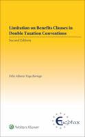 Limitation on Benefits Clauses in Double Taxation Conventions 904116135X Book Cover