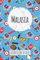Diario de viaje Malasia: Planificador de viajes I Planificador de viajes por carretera I Cuaderno de puntos I Cuaderno de viaje I Diario de bolsillo I Regalo para mochileros I Agenda de viaje 1661796052 Book Cover