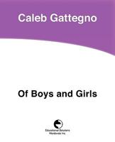 Of Boys and Girls 0878252142 Book Cover