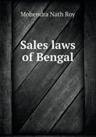 Sales Laws of Bengal 5518543662 Book Cover