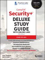 CompTIA Security+ Deluxe Study Guide with Online Labs: Exam SY0-601 1119812283 Book Cover