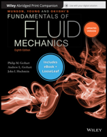 Munson, Young and Okiishki's Fundamentals of Fluid Mechanics, 8e Abridged Print Companion and Wiley E-Text Reg Card Set 1119573459 Book Cover