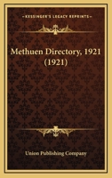 Methuen Directory, 1921 1166990125 Book Cover