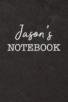 Jason's Notebook: Personalized Scrapbook for Men 1798939479 Book Cover