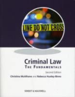 Criminal Law 1847032176 Book Cover