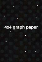 4x4 Graph Paper: 6x9 Notebook with 100 Pages of 4x4 Quad Rule, Grid, Graph Paper. 1799153649 Book Cover
