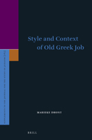 Style and Context of Old Greek Job 900435848X Book Cover