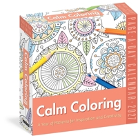 Calm Coloring Page-A-Day® Calendar 2027: A Year of Patterns for Inspiration and Creativity 1523535628 Book Cover