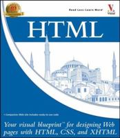 HTML: Your visual blueprint for designing effective Web pages with HTML, CSS, and XHTML 076458331X Book Cover