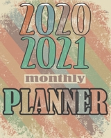 2020-2021 Monthly Planner: Blue Sky 8x10inch 2 Years Monthly Planner Calendar Schedule Organizer From January 1,2020 to December 31,2021 (24 Months Calendar Planner) With Holidays and Motivational Quo 1692701029 Book Cover