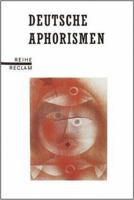 Deutsche Aphorismen 3150598893 Book Cover