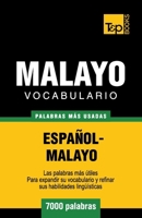 Vocabulario Espanol-Malayo - 7000 Palabras Mas Usadas 1784002658 Book Cover