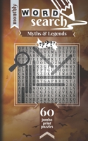 Myths & Legends: 60 Jumbo Print Puzzles B08MHKVJSH Book Cover