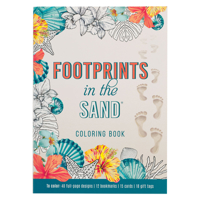 Footprints in the Sand Coloring Book 0638000394 Book Cover