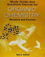 Study Guide/Solutions Manual for Organic Chemistry 142923136X Book Cover