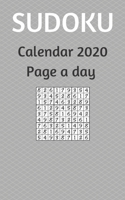 sudoku calendar 2020 page a day: 100 Medium Puzzles overlapping 1650444192 Book Cover