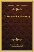 Of Astronomical Geomancy 1162846208 Book Cover