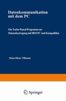 Datenkommunikation Mit Dem PC 352804568X Book Cover