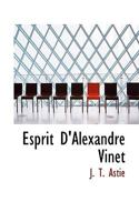 Esprit d'Alexandre Vinet 0530962128 Book Cover