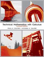 Technical Mathematics with Calculus 0471695920 Book Cover