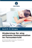 Hindernisse für eine wirksame Kommunikation im Fernunterricht (German Edition) 6207902599 Book Cover
