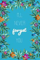I'll Never Forget You: 6*9 Personal Internet Password Organizer Logbook to keep your Password in one Place (password book) 1686226381 Book Cover