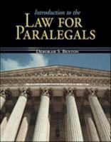 Introduction to the Law for Paralegals (Mcgraw-Hill Business Careers Paralegal Titles) 007351179X Book Cover