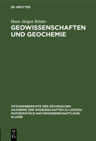 Geowissenschaften und Geochemie 3112499352 Book Cover