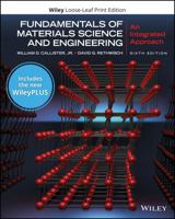 Fundamentals of Materials Science and Engineering: An Integrated Approach, 6e WileyPLUS Card with Print Set 1119750490 Book Cover